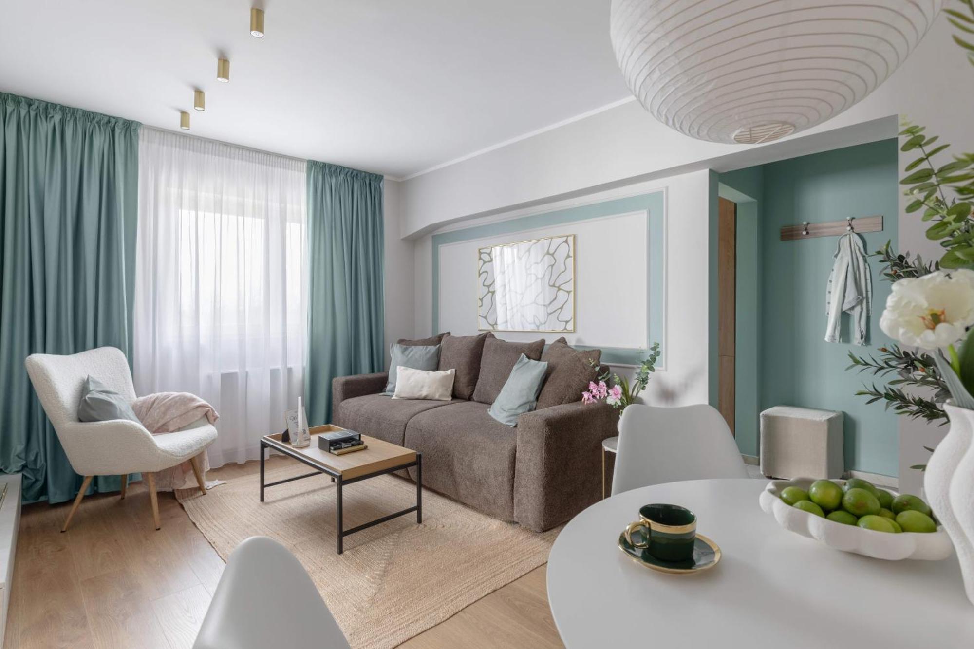 Holt - Sublime Minty Green 1Br On The Park بوخارست المظهر الخارجي الصورة