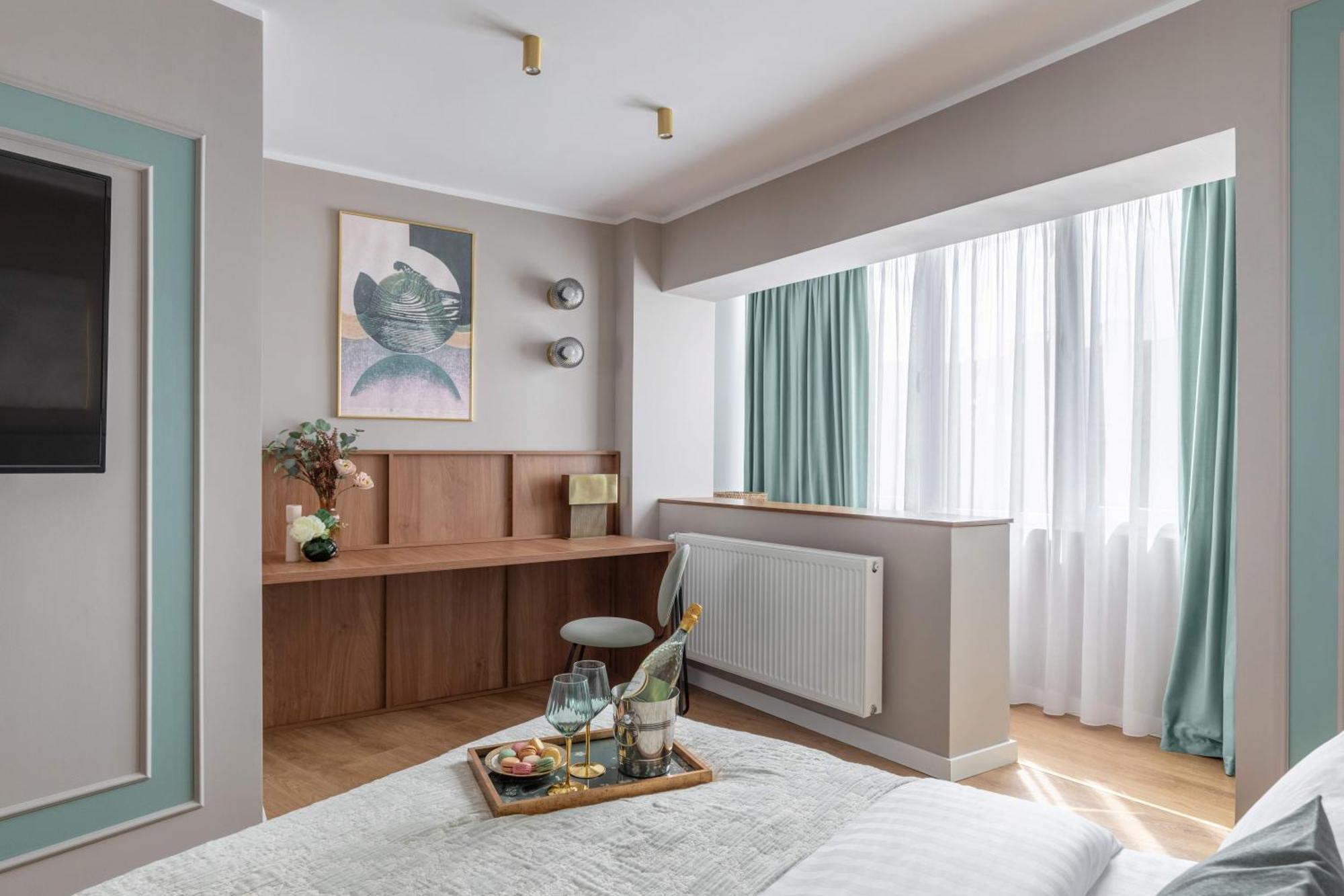 Holt - Sublime Minty Green 1Br On The Park بوخارست المظهر الخارجي الصورة