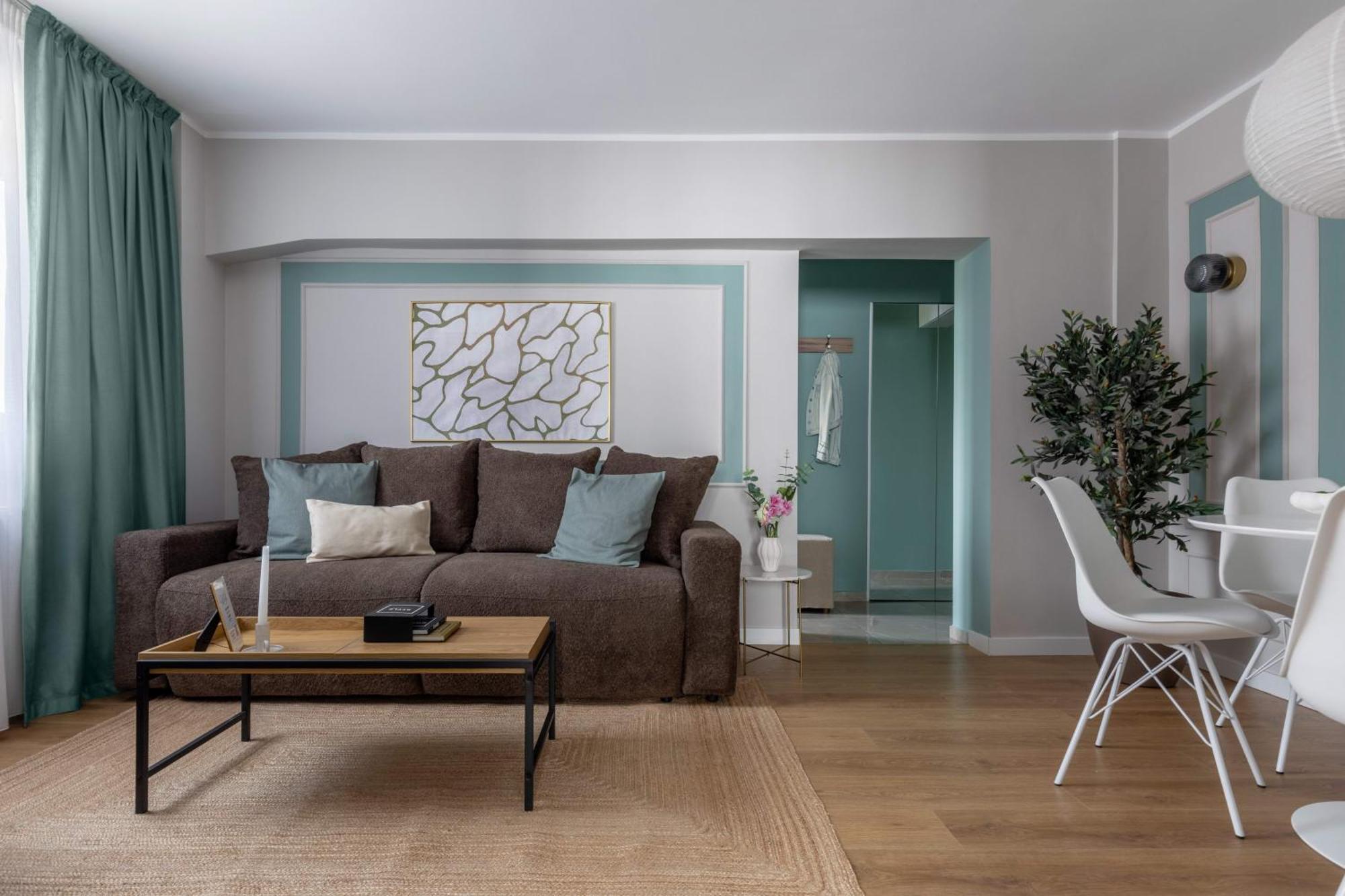 Holt - Sublime Minty Green 1Br On The Park بوخارست المظهر الخارجي الصورة